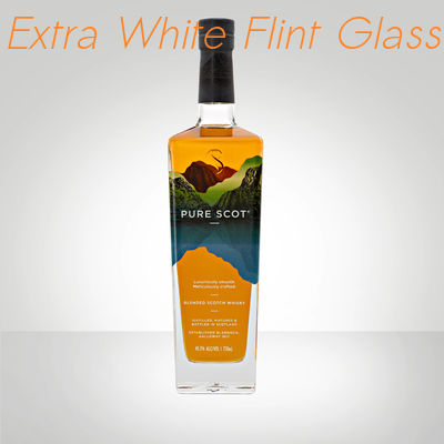 kopen 750 ml Decanter fles Langhals met ovale basis vorm solide glas stop online manufacture