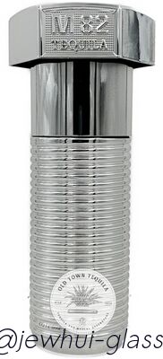 kopen Extra Añejo, Reposado, Zilveren Tequila Glazen Fles, Super Flint Glazen fles met Glazen Stoppers online vervaardiging