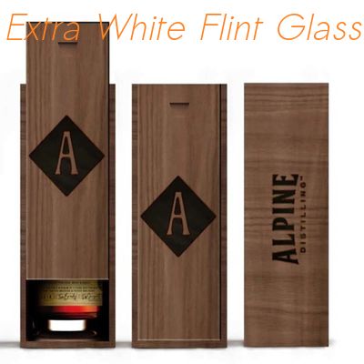 Goede prijs Van de de Alcoholische drank Verpakkende Doos van de luxe de Houten Doos Laser Logo Whiskey Packaging Boxes online
