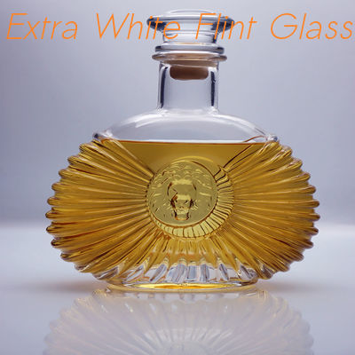 kopen OEM de Fles Flint Glass 1000ml van het Premieglas met Glaskurk online manufacture