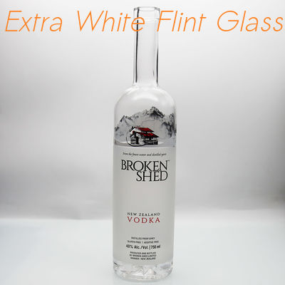 kopen 1000ml het de Flessenoverdrukplaatje van luxegeesten berijpte Decoratieve Glasflessen online manufacture