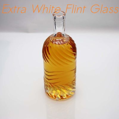 kopen De in reliëf gemaakte Fles van het de Wijnglas van Logo Sculpture Luxury Spirits Bottle 850g 750ml online manufacture