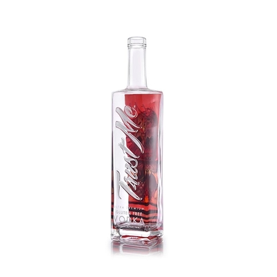 kopen De in reliëf gemaakte Van letters voorziende Fles 900g 750ml van Luxegeesten ontruimt Glasflessen online manufacture