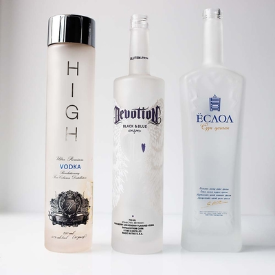 kopen De premie Berijpte de Flessenoem van het Whiskyglas ODM Decoratie van de het Schermdruk online manufacture