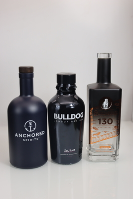 Goede prijs 750ml de Fles van de bourbonwhisky/rond In reliëf gemaakte fles/Gekurkte Geestflessen/Buitensporige Glasalcoholische drank online