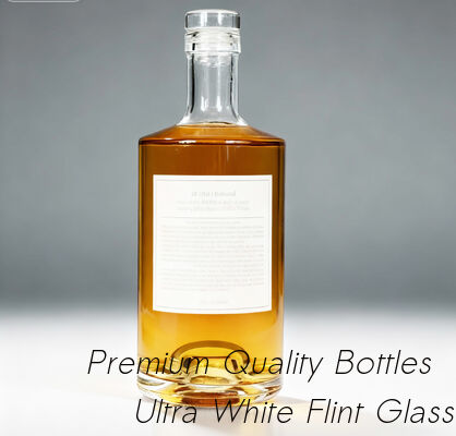 Goede prijs 750ml Jersey Whisky Glazen Fles - Maatwerk, Super Flint Glazen Fles, Amerikaanse Rum online
