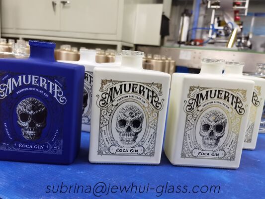 Goede prijs 750ml Gin Vierkante Glazen Fles online