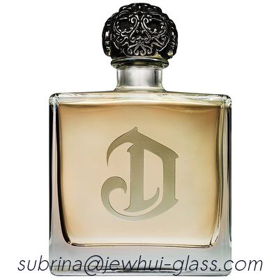 Goede prijs Extra Añejo, Reposado, Zilveren Tequila Glazen Fles, Super Flint Glazen fles met Glazen Stoppers online