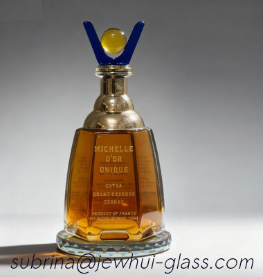Goede prijs Gevormde de Alcoholfles 1000ML van Arman Vodka Brandy Glass Bottle rond online