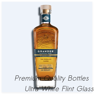 Goede prijs Afdrukken afdrukken letters ronde glazen fles SGS FDA online