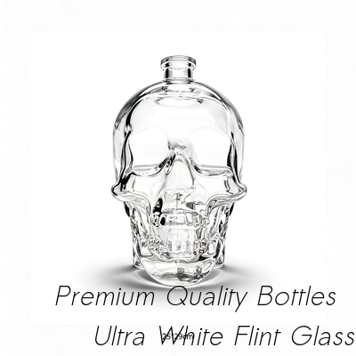 Goede prijs 3000 ml glasfles met vodka met kristalkop / superklein glasmateriaal online