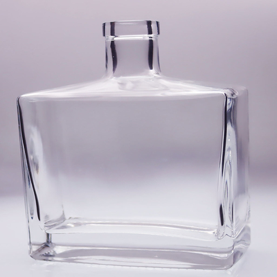 Goede prijs De elegante Duurzame van de het Glasfles van de Overdrukplaatjeluxe Rechthoek Vierkante 1200g online