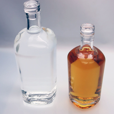 Goede prijs Het zware Wit van Basisflint clear glass liquor bottles 375ml 1000ml extra online