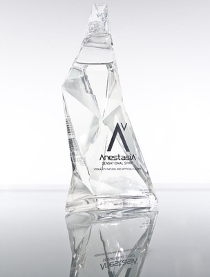 Goede prijs Anastasia Crystal Cut Glass Decanter Whiskey-Bourbonodm Gedeeltelijke Vacuümmetalization online