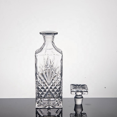 Goede prijs De wodkabourbon Crystal Alcohol Decanter 25OZ poetste het Hete Stempelen op online