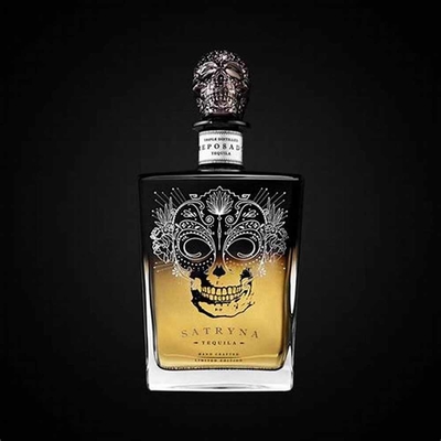 Goede prijs 500ml Flint Tequila Decanter Bottle Black-de Druk van het Deklaagscherm online