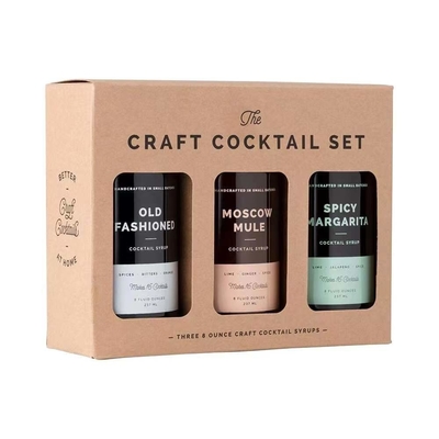 Goede prijs Pantonekleur 3 de Verpakkende Doos van de Flessenalcoholische drank voor de Whiskywodka Gin Glass Bottle van 200ml 375ml online